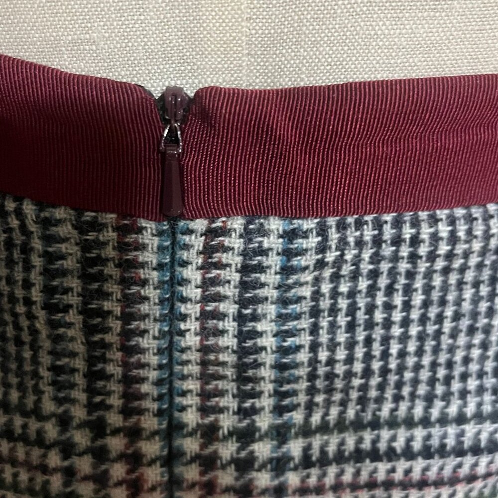 BODEN British Tweed by MOON Wool Pencil Skirt Size 16 - Picture 6 of 8